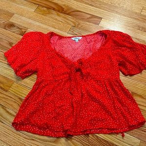 Takara L Red with white dots